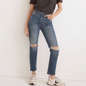 Madewell The Perfect Vintage Crop Jean In Gooding Wash Size 25 NWT
